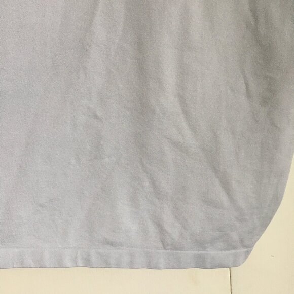Vintage Ice Blue Grey Stretchy Seamless V-Neck Tank Top - Picture 5 of 11